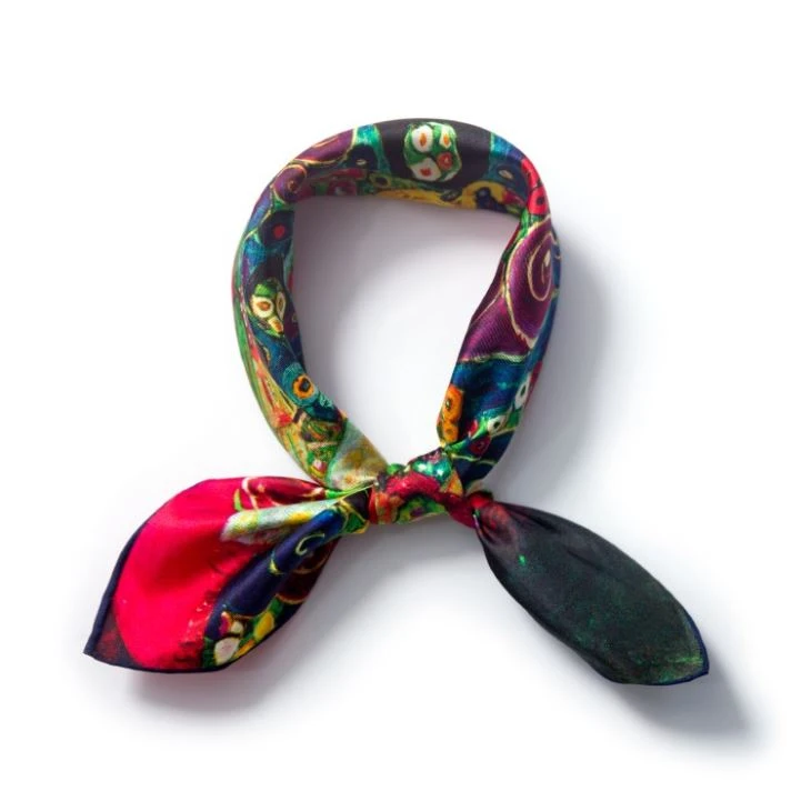 Lotus Silk Scarf