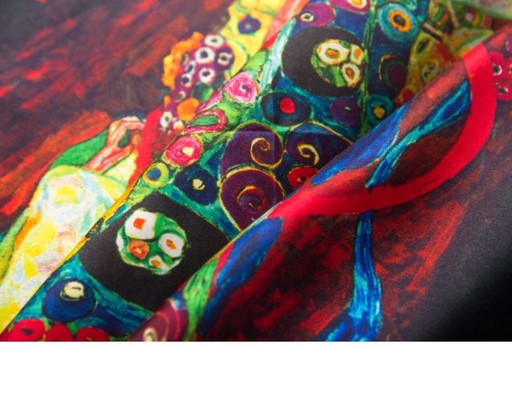 Lotus Silk Scarf