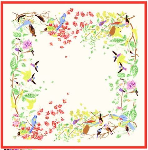 Elegáns természetes selyem nyaklánc