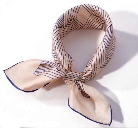 Lady dekoratív selyem twill sál