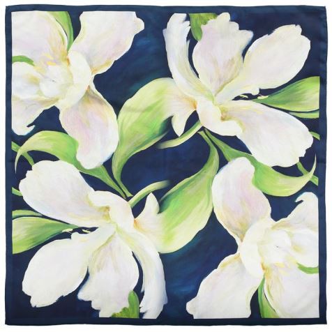 Nyomtatott selyem nyak sálak