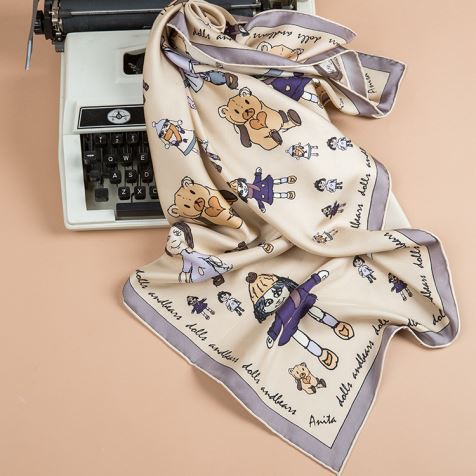 Saját tervezési selyem sál nők számára