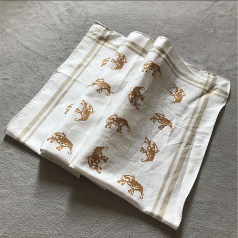 Szitanyomás pamut nyak sál